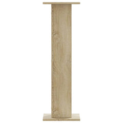vidaXL Speaker Stands 2 pcs Sonoma Oak 30x30x95 cm Engineered Wood 3
