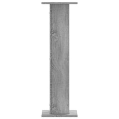 vidaXL Speaker Stands 2 pcs Grey Sonoma 30x30x95 cm Engineered Wood 3