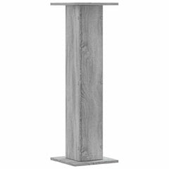 vidaXL Speaker Stands 2 pcs Grey Sonoma 30x30x95 cm Engineered Wood 4