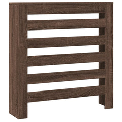 vidaXL Radiator Cover Brown Oak Engineered Wood 2