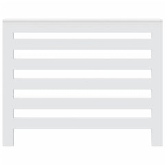 vidaXL Radiator Cover White 104 x 20 x 82 cm Engineered Wood 3