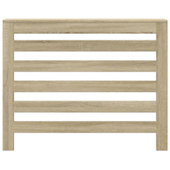 vidaXL Radiator Cover Sonoma Oak 104 x 20 x 82 cm Engineered Wood 3