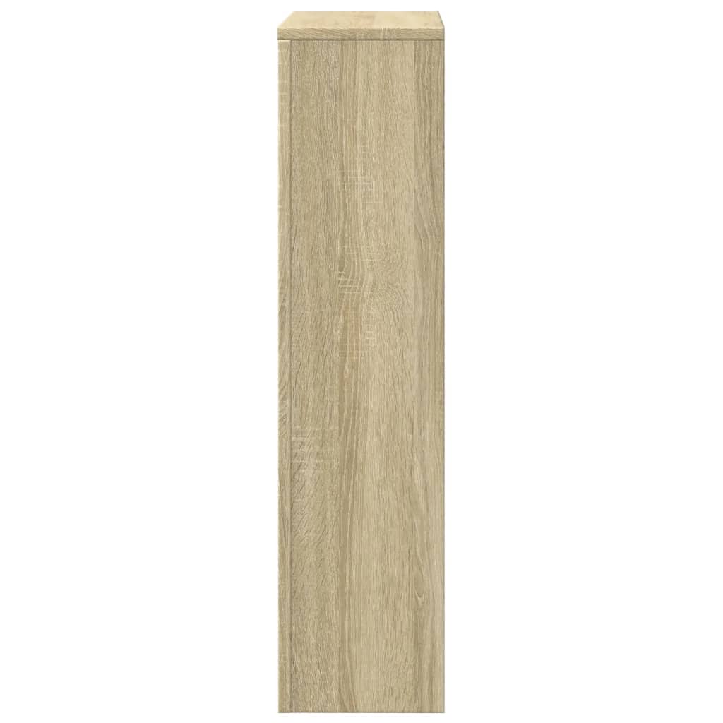 vidaXL Radiator Cover Sonoma Oak 104 x 20 x 82 cm Engineered Wood 5