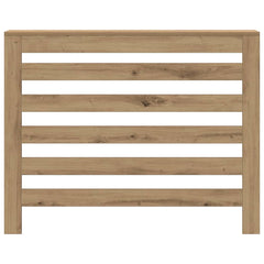 vidaXL Radiator Cover Oak 104 x 20 x 82 cm Engineered Wood 3