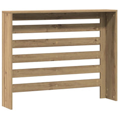 vidaXL Radiator Cover Oak 104 x 20 x 82 cm Engineered Wood 4