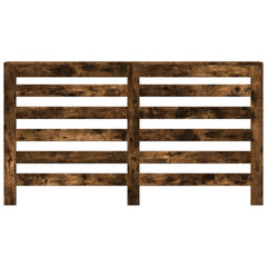 vidaXL Radiator Cover Smoked Oak 149 x 20 x 82 cm Engineered Wood 3