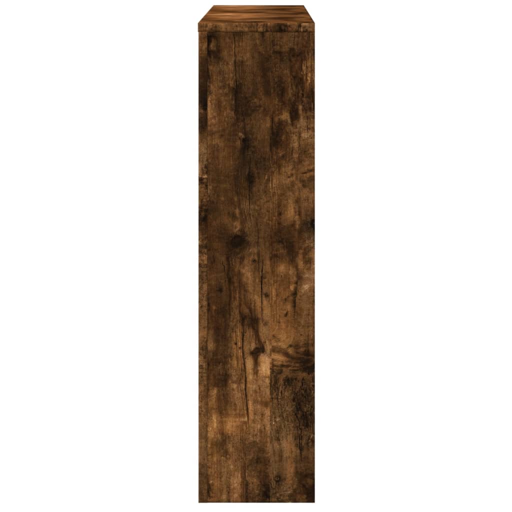 vidaXL Radiator Cover Smoked Oak 149 x 20 x 82 cm Engineered Wood 5
