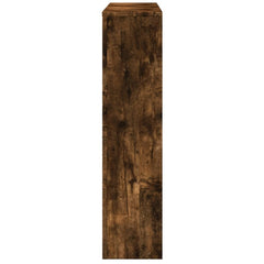 vidaXL Radiator Cover Smoked Oak 149 x 20 x 82 cm Engineered Wood 5