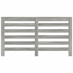 vidaXL Radiator Cover Grey Sonoma 149 x 20 x 82 cm Engineered Wood 3