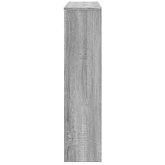 vidaXL Radiator Cover Grey Sonoma 149 x 20 x 82 cm Engineered Wood 5
