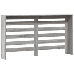 vidaXL Radiator Cover Grey Sonoma 149 x 20 x 82 cm Engineered Wood 4