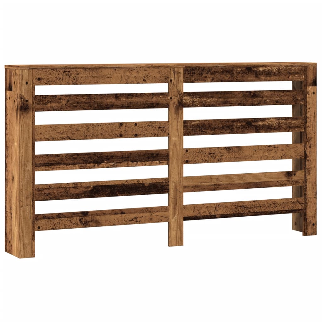 vidaXL Radiator Cover Old Wood 149 x 20 x 82 cm Engineered Wood 2