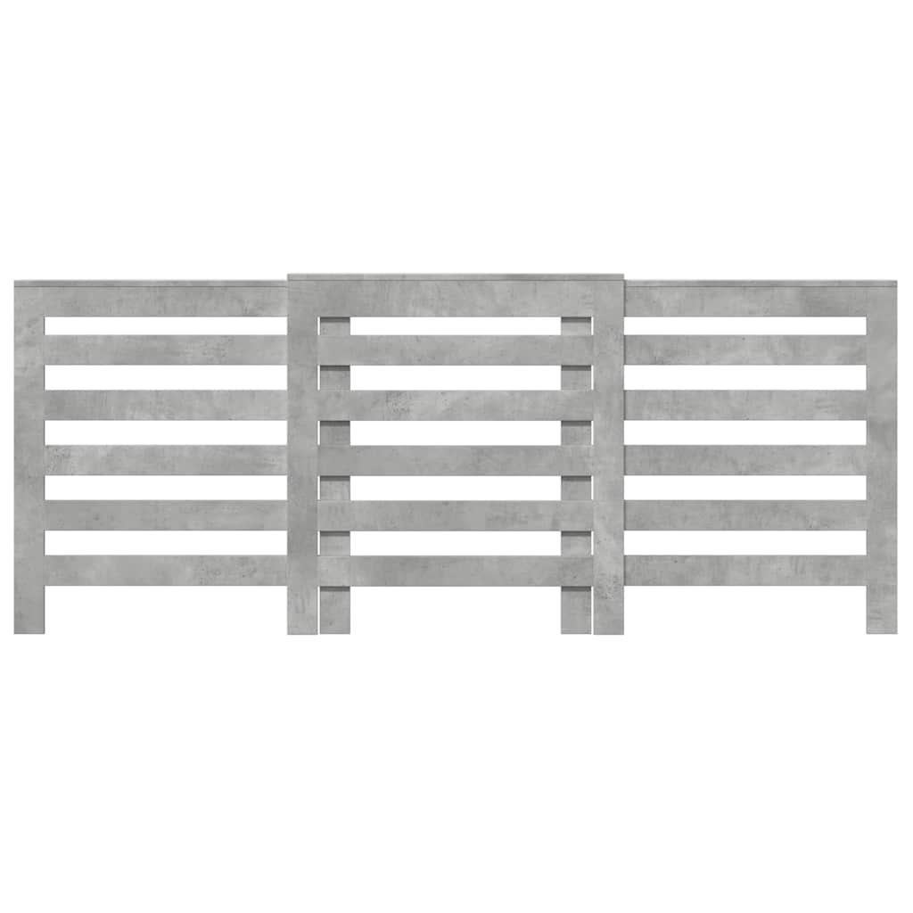 vidaXL Radiator Cover Concrete Grey 205 x 21.5 x 83.5 cm 3