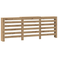 vidaXL Radiator Cover Oak 205 x 21.5 x 83.5 cm Engineered Wood 2