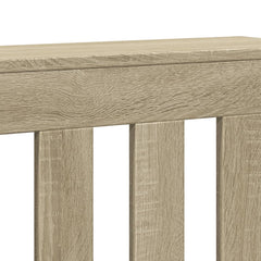 vidaXL Radiator Cover Sonoma Oak 78 x 20 x 82 cm Engineered Wood 6