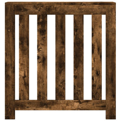 vidaXL Radiator Cover Smoked Oak 78 x 20 x 82 cm Engineered Wood 3