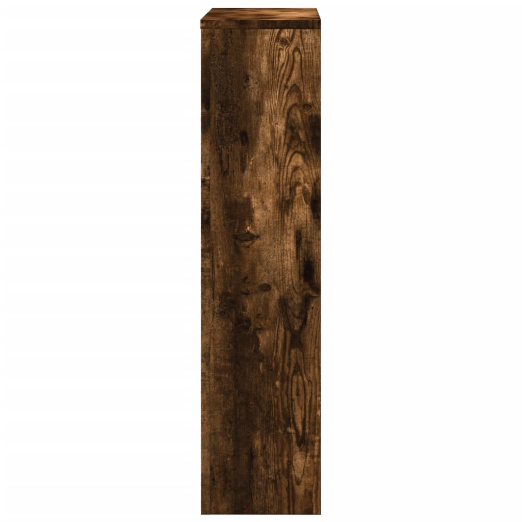 vidaXL Radiator Cover Smoked Oak 78 x 20 x 82 cm Engineered Wood 5