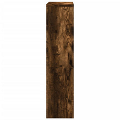 vidaXL Radiator Cover Smoked Oak 78 x 20 x 82 cm Engineered Wood 5
