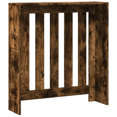 vidaXL Radiator Cover Smoked Oak 78 x 20 x 82 cm Engineered Wood 4