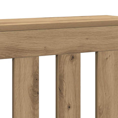 vidaXL Radiator Cover Oak 78 x 20 x 82 cm Engineered Wood 6