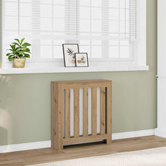 vidaXL Radiator Cover Oak 78 x 20 x 82 cm Engineered Wood 1