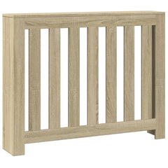 vidaXL Radiator Cover Sonoma Oak 104 x 20 x 82 cm Engineered Wood 2