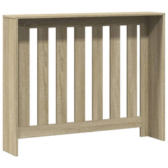 vidaXL Radiator Cover Sonoma Oak 104 x 20 x 82 cm Engineered Wood 5