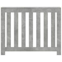 vidaXL Radiator Cover Concrete Grey 104 x 20 x 82 cm Engineered Wood 3