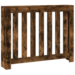 vidaXL Radiator Cover Smoked Oak Engineered Wood 2