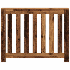 vidaXL Radiator Cover Old Wood 104 x 20 x 82 cm Engineered Wood 3