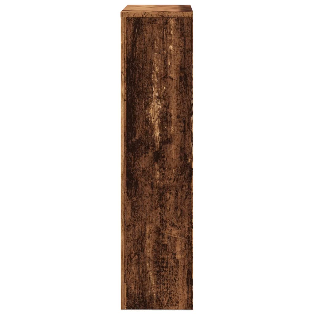 vidaXL Radiator Cover Old Wood 104 x 20 x 82 cm Engineered Wood 4