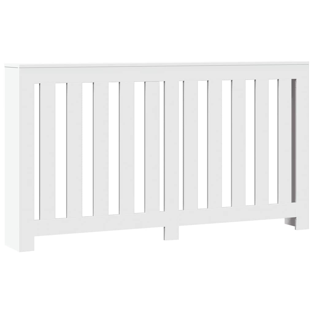 vidaXL Radiator Cover White 149 x 20 x 82 cm Engineered Wood 2