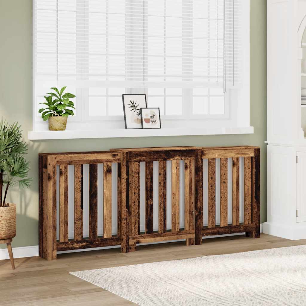 vidaXL Radiator Cover 205x21.5x83.5 cm Engineered Wood