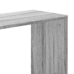 vidaXL Bookcase 5-Tier Grey Sonoma 80,5x23,5x162,5 cm Engineered Wood 6