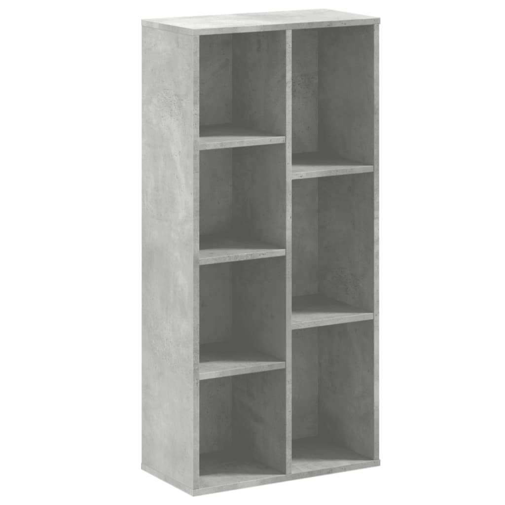 vidaXL Bookcase Concrete Grey 50x25x105 cm Engineered Wood 2