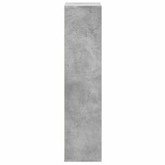 vidaXL Bookcase Concrete Grey 50x25x105 cm Engineered Wood 5