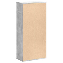 vidaXL Bookcase Concrete Grey 50x25x105 cm Engineered Wood 6