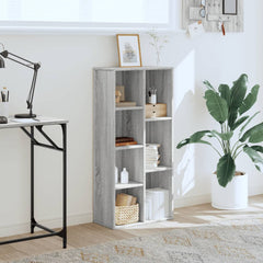 vidaXL Bookcase Grey Sonoma 50x25x105 cm Engineered Wood 3