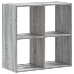 vidaXL Bookcase Grey Sonoma 68,5x32x68,5 cm Engineered Wood 5