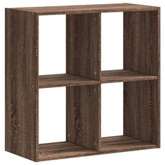 vidaXL Bookcase Brown Oak 68,5x32x68,5 cm Engineered Wood 2