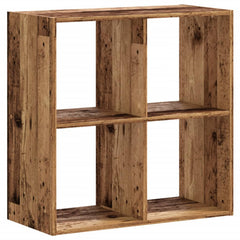 vidaXL Bookcase Old Wood 68,5x32x68,5 cm Engineered Wood 2