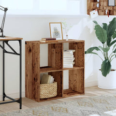 vidaXL Bookcase Old Wood 68,5x32x68,5 cm Engineered Wood 3