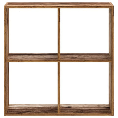 vidaXL Bookcase Old Wood 68,5x32x68,5 cm Engineered Wood 4