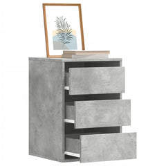 vidaXL Corner Chest of Drawers Concrete Grey 40x41x58 cm Engineered Wood 1