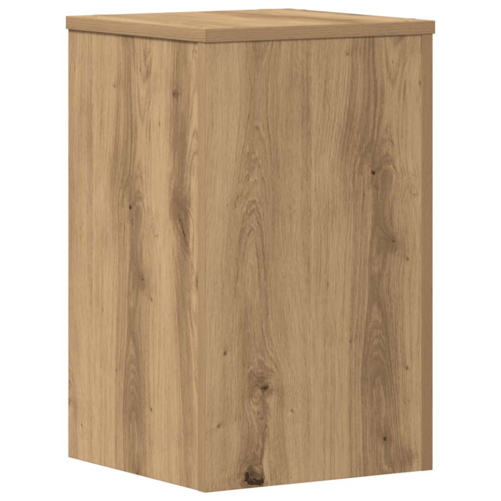 vidaXL Plant Stand 2 pcs Oak 30 x 30 x 50 cm Engineered Wood 3