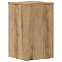 vidaXL Plant Stand 2 pcs Oak 30 x 30 x 50 cm Engineered Wood 3