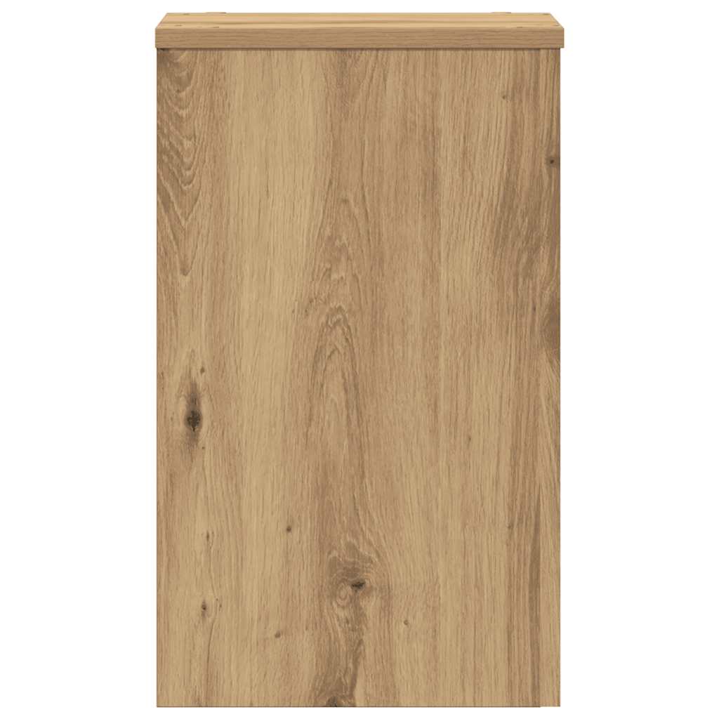 vidaXL Plant Stand 2 pcs Oak 30 x 30 x 50 cm Engineered Wood 6