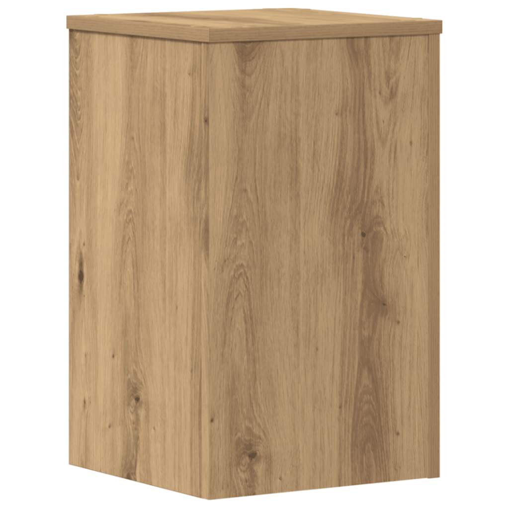 vidaXL Plant Stand 2 pcs Oak 30 x 30 x 50 cm Engineered Wood 5