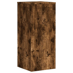 vidaXL Plant Stand 2 pcs Smoked Oak 30 x 30 x 70 cm Engineered Wood 5