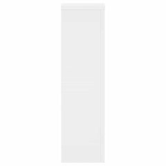 vidaXL Plant Stand 2 pcs White 17 x 17 x 60 cm Engineered Wood 4